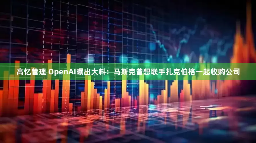 高忆管理 OpenAI曝出大料：马斯克曾想联手扎克伯格一起收购公司
